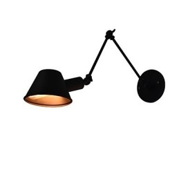 Wandleuchte Wandleuchten Wand Eisen Wandlampe dumm schwarz Lichtschwert Lampe an der Wand