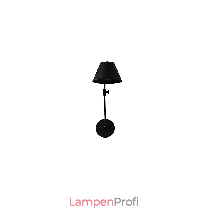Wandleuchte Wandleuchten Wand Eisen Wandlampe dumm schwarz Lichtschwert Lampe an der Wand
