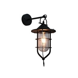 Licht lackiertem Stahl Wandleuchte dumm schwarz amerikanischen Kaffee Dekoration Retro Wandleuchte Lichtschwert Lampe an der Wand