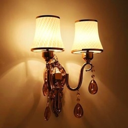 Moderne zeitgenössische galvanisierte Funktion für Kristall-Augenschutz-Umgebungslicht-Wandleuchten