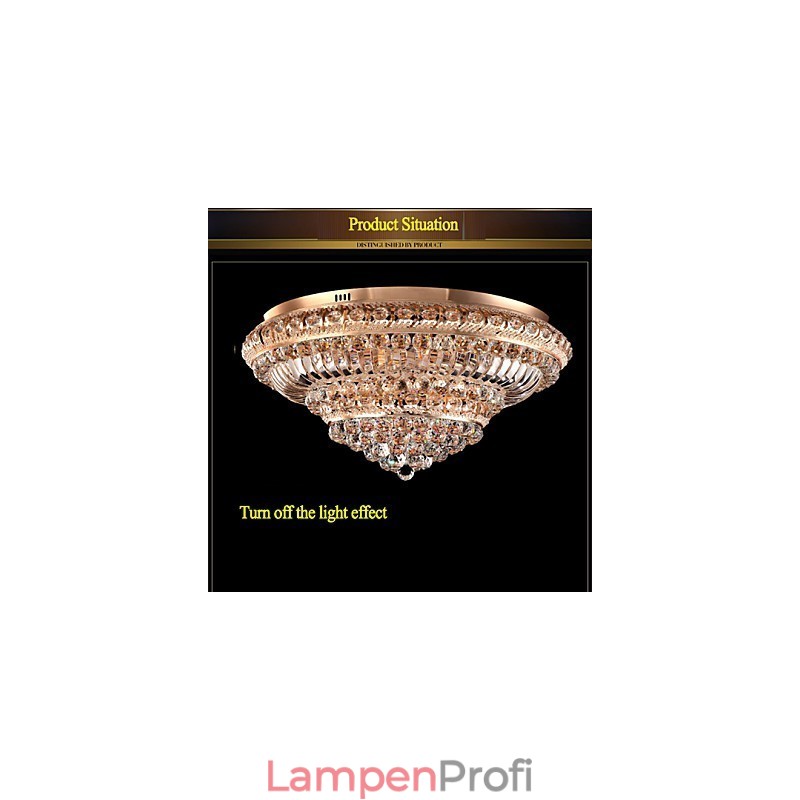 Moderne Luxus Kristall Deckenleuchte Absorbieren Kuppel Licht Durchmesser 60CM