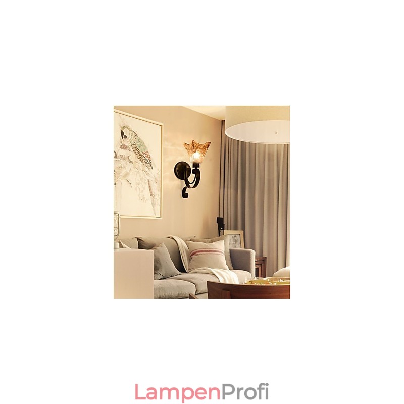 Wandleuchte Einfache Wohnzimmerleuchte Eisen Dekorative Schlafzimmer Nachttischlampe Flurlampe
