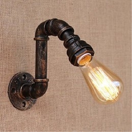 Nostalgie Einfache Wasserpfeife Dekorative Kleine Wandleuchte Wandleuchte