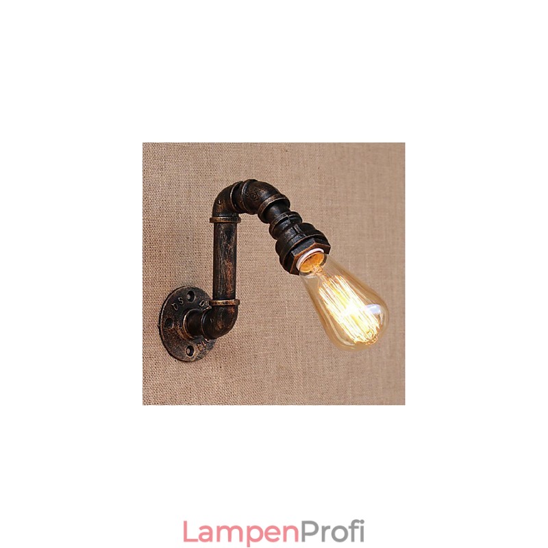 Nostalgie Einfache Wasserpfeife Dekorative Kleine Wandleuchte Wandleuchte