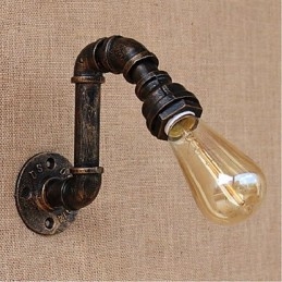 Nostalgie Einfache Wasserpfeife Dekorative Kleine Wandleuchte Wandleuchte