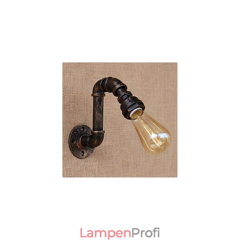 Nostalgie Einfache Wasserpfeife Dekorative Kleine Wandleuchte Wandleuchte