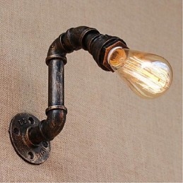 Nostalgie Einfache Wasserpfeife Dekorative Kleine Wandleuchte Wandleuchte