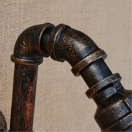 Nostalgie Einfache Wasserpfeife Dekorative Kleine Wandleuchte Wandleuchte
