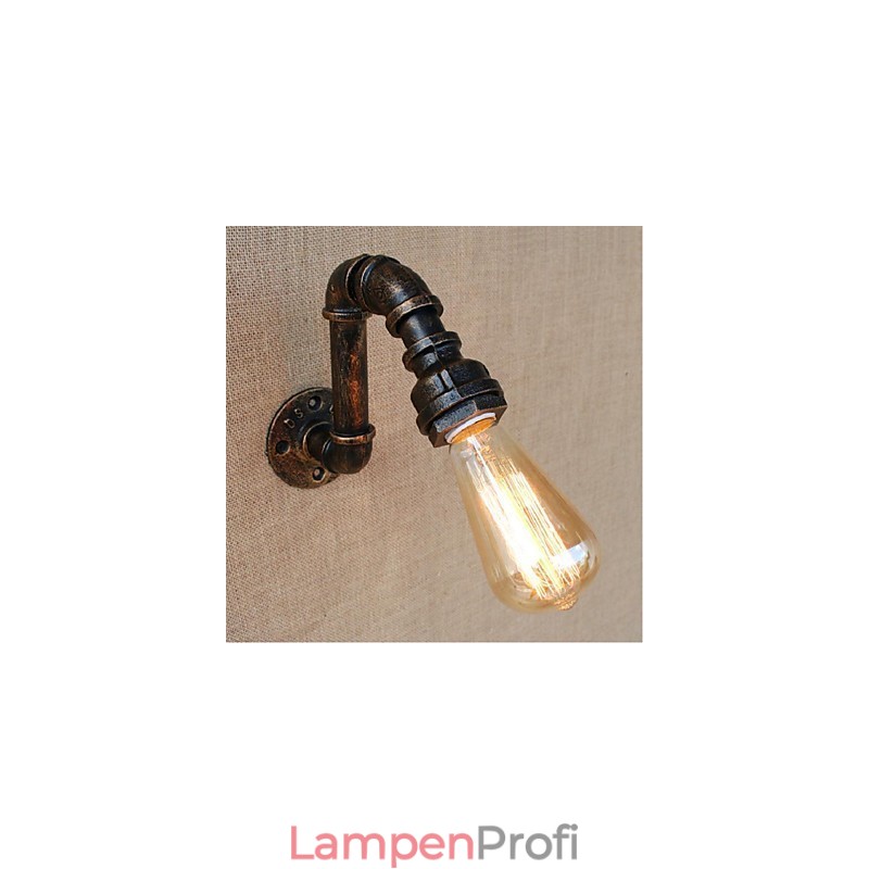 Nostalgie Einfache Wasserpfeife Dekorative Kleine Wandleuchte Wandleuchte