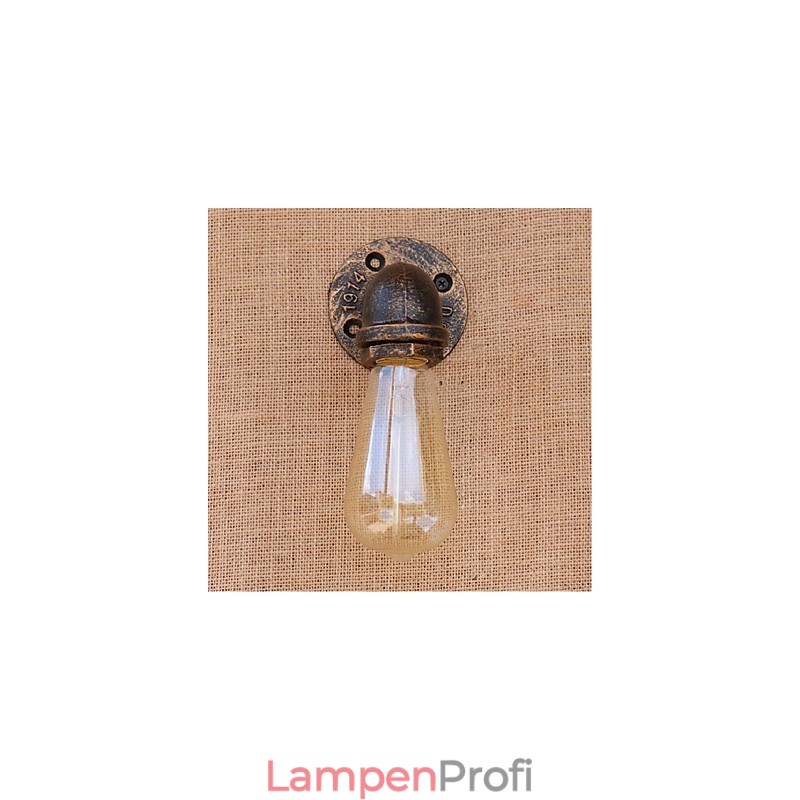 Nostalgie Einfache Wasserleitung Dekorative Kleine Wandleuchte Wandleuchte