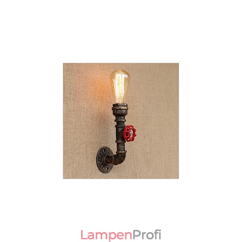 Nostalgie Einfache Wasserleitung Dekorative Kleine Wandleuchte Wandleuchte
