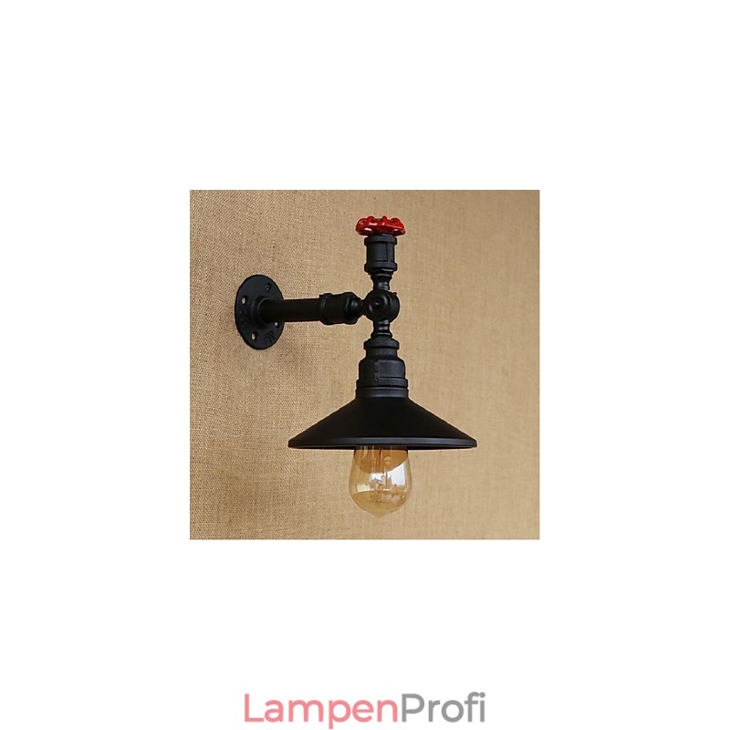 Rustikale Lodge Malerei Funktion für Ambient Light Wandleuchten Wandleuchte Schwarz