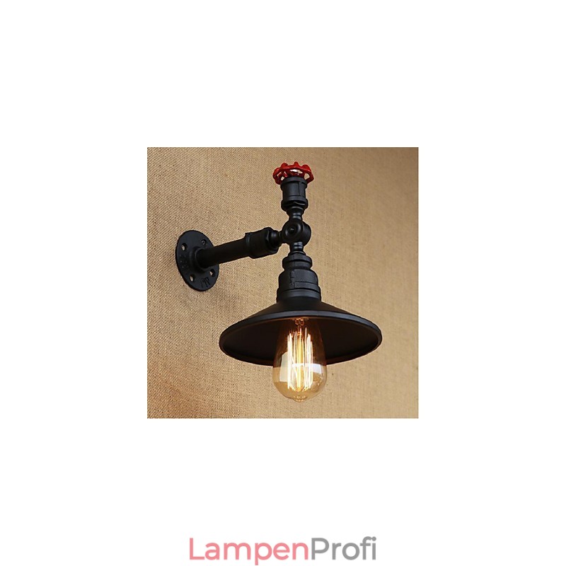 Rustikale Lodge Malerei Funktion für Ambient Light Wandleuchten Wandleuchte Schwarz