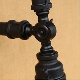 Rustikale Lodge Malerei Funktion für Ambient Light Wandleuchten Wandleuchte Schwarz