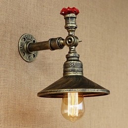 Retro Restaurant Edison Industrieschläuche Single Head Schmuck Wandleuchte