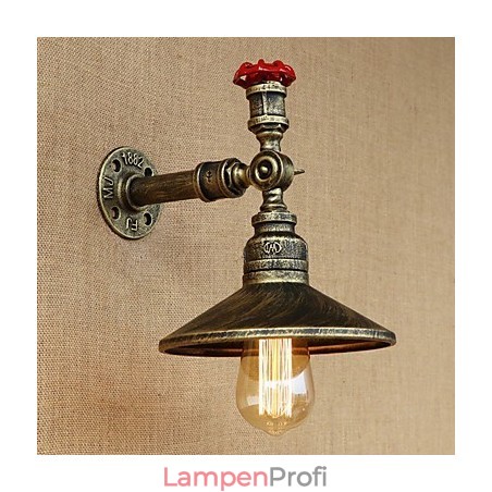 Retro Restaurant Edison Industrieschläuche Single Head Schmuck Wandleuchte