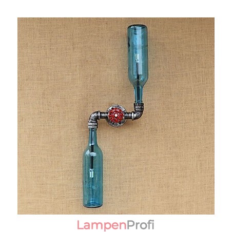 Schmiedeeisen Loft Die Flasche Rohr Flasche Wand Lampe Regal Schmiedeeisen Loft Die Flasche Rohr Flasche Wand Lampe Regal