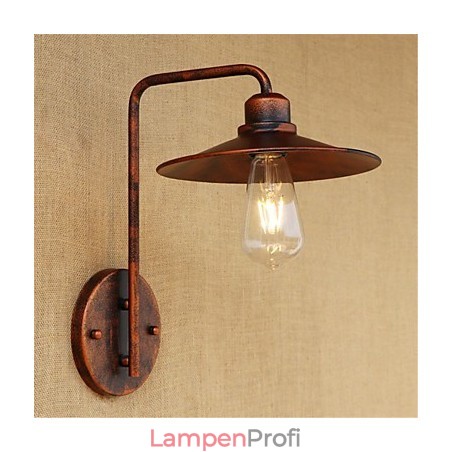 Modernes, zeitgenössisches rustikales Lodge-Malerei-Feature für Downlight-Wandleuchten im Mini-Stil