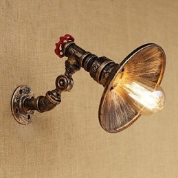Country Retro-Malerei-Funktion für Mini-Stil drehbare Licht Swing Arm Lichter Wandleuchte