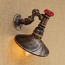 Country Retro-Malerei-Funktion für Mini-Stil drehbare Licht Swing Arm Lichter Wandleuchte