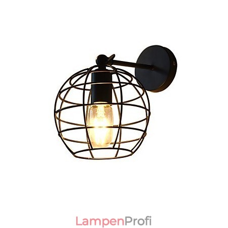 Ziegel Hohl Runde Eisen Wand Lampe Dumm Schwarz Amerikanischen Dekoration Lichtschwert Lampe Auf Wand