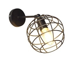 Ziegel Hohl Runde Eisen Wand Lampe Dumm Schwarz Amerikanischen Dekoration Lichtschwert Lampe Auf Wand