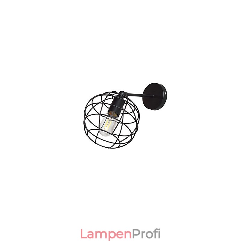 Ziegel Hohl Runde Eisen Wand Lampe Dumm Schwarz Amerikanischen Dekoration Lichtschwert Lampe Auf Wand