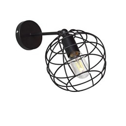 Ziegel Hohl Runde Eisen Wand Lampe Dumm Schwarz Amerikanischen Dekoration Lichtschwert Lampe Auf Wand