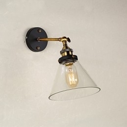 Moderne zeitgenössische traditionelle klassische rustikale Lodge Vintage galvanisierte Funktion für Downlight-Wandleuchten