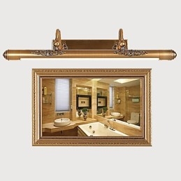 Spiegellampe integriert modern zeitgenössisch traditionell klassisch rustikal Lodge Vintage Antik Messing