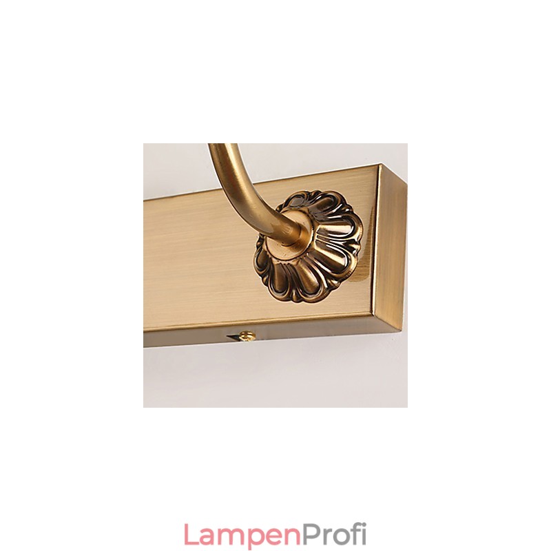 Spiegellampe integriert modern zeitgenössisch traditionell klassisch rustikal Lodge Vintage Antik Messing