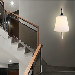 Moderne zeitgenössische Malerei Funktion für Augenschutz Umgebungslicht Wandleuchten Wandleuchte