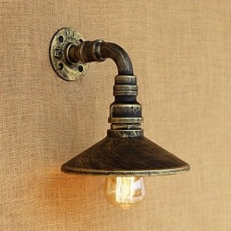 Rustikale Lodge Country Retro-Malerei-Funktion für Mini-Stil Ambient Light Wandleuchten