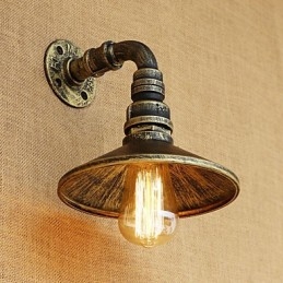 Rustikale Lodge Country Retro-Malerei-Funktion für Mini-Stil Ambient Light Wandleuchten