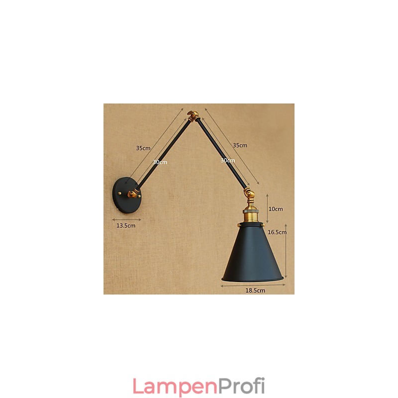 Rustikale Lodge Country-Malerei-Funktion für Swing Arm Ambient Light Swing Arm Lights
