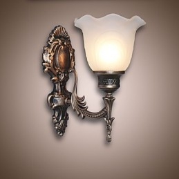 Retro-Wandlampe im europäischen Stil, Hotel-Flurlampe, Korridorlicht, Spiegelfrontlampe, Einzelkopf-Nachttischlampe