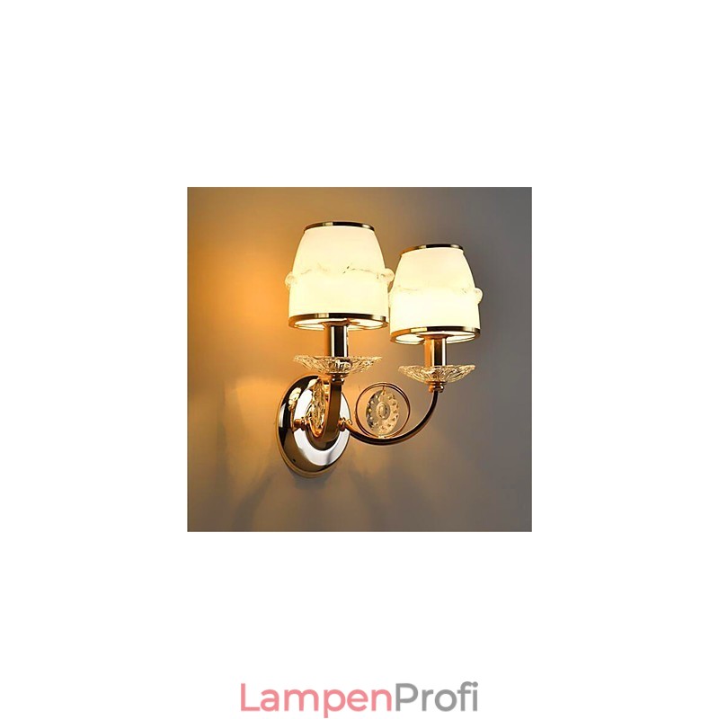 Moderne zeitgenössische galvanisierte Funktion für Kristall Swing Arm Augenschutz Umgebungslicht Wandleuchten Wand