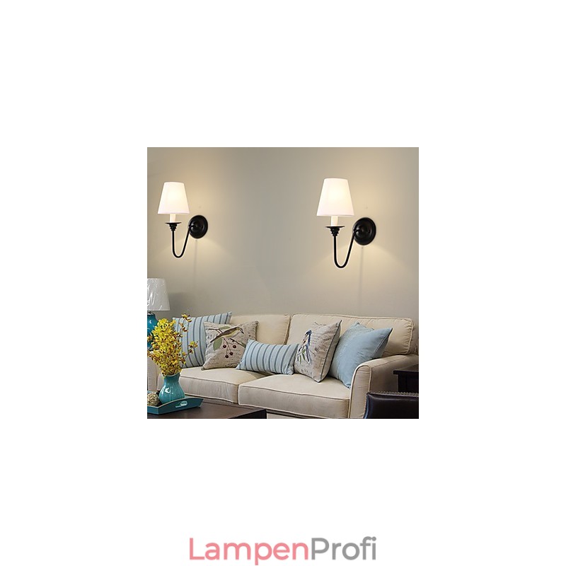 Rustic Lodge Wandleuchter mit schwarzem Oxid-Finish, Funktion zum Schutz der Augen, Umgebungslicht