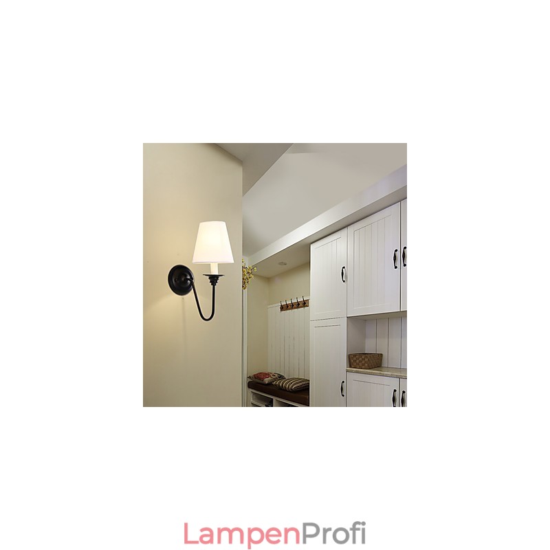 Rustic Lodge Wandleuchter mit schwarzem Oxid-Finish, Funktion zum Schutz der Augen, Umgebungslicht