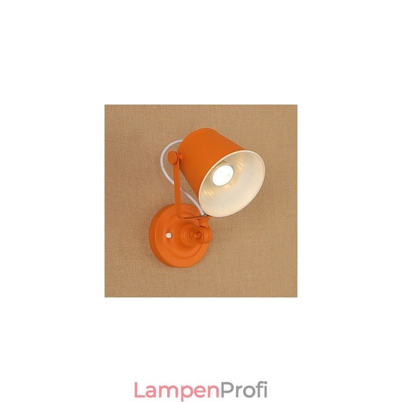 Wandleuchte aus lackiertem Stahl, dumme schwarze amerikanische Kaffeedekoration, Retro-Wandleuchte, Lichtschwertlampe an der Wand