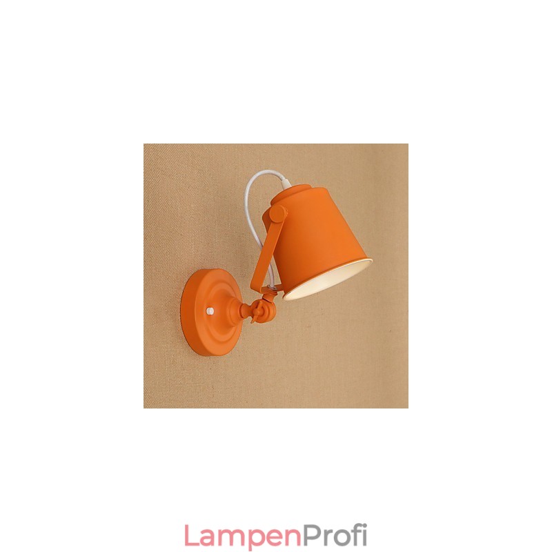 Wandleuchte aus lackiertem Stahl, dumme schwarze amerikanische Kaffeedekoration, Retro-Wandleuchte, Lichtschwertlampe an der Wand