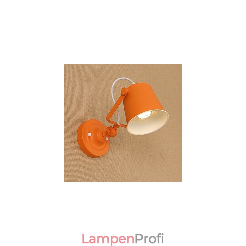 Wandleuchte aus lackiertem Stahl, dumme schwarze amerikanische Kaffeedekoration, Retro-Wandleuchte, Lichtschwertlampe an der Wand