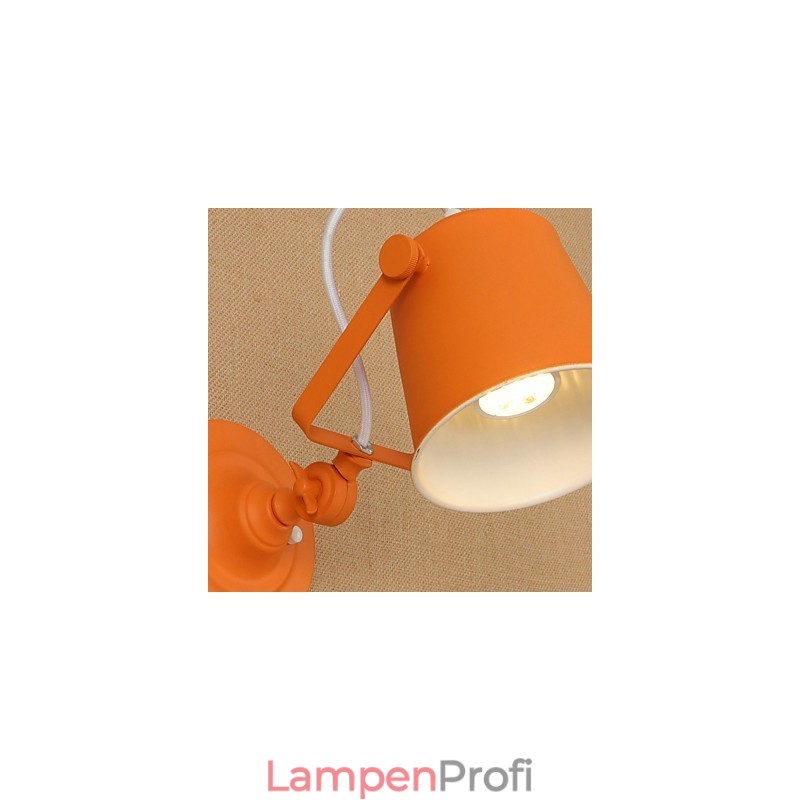 Wandleuchte aus lackiertem Stahl, dumme schwarze amerikanische Kaffeedekoration, Retro-Wandleuchte, Lichtschwertlampe an der Wand