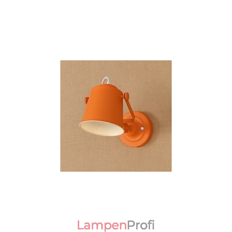 Wandleuchte aus lackiertem Stahl, dumme schwarze amerikanische Kaffeedekoration, Retro-Wandleuchte, Lichtschwertlampe an der Wand
