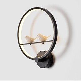 Die Schlafzimmer-Wandlampe, Nachttischlampe und kreative Persönlichkeit der modernen minimalistischen kreisförmigen Treppen-Korridor-Wandlampe
