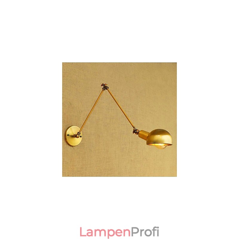 Einfache Vintage-Landhausmalerei für Wandleuchten im Mini-Stil mit Schwenkarm und Augenschutz, Umgebungslicht