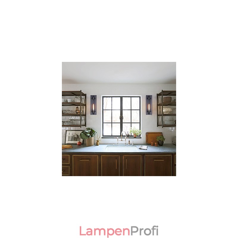 Rustikale Lodge Country Retro Vintage Malerei Funktion für Mini-Stil Umgebungslicht Wandleuchten Wandleuchte