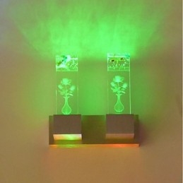 Mehrfarbige Neuheit für Wandleuchten im Mini-Stil mit Umgebungslicht, Wandleuchte, Lampe, Rosenlicht