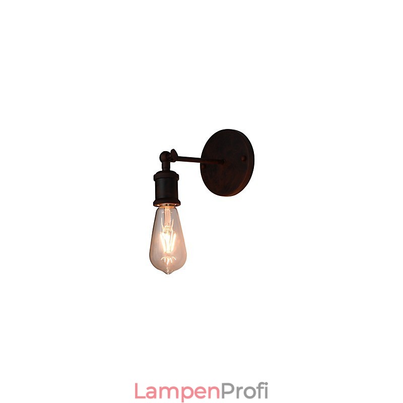 Wandleuchte Wandleuchten Wand Eisen Wandlampe dumm schwarz Lichtschwert Lampe an der Wand