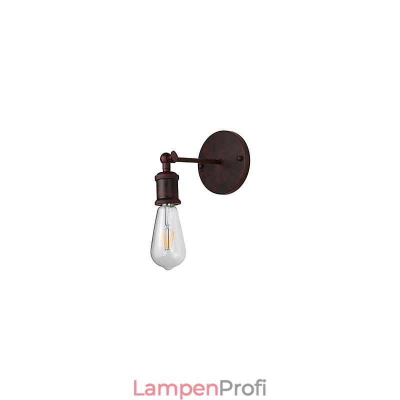 Wandleuchte Wandleuchten Wand Eisen Wandlampe dumm schwarz Lichtschwert Lampe an der Wand